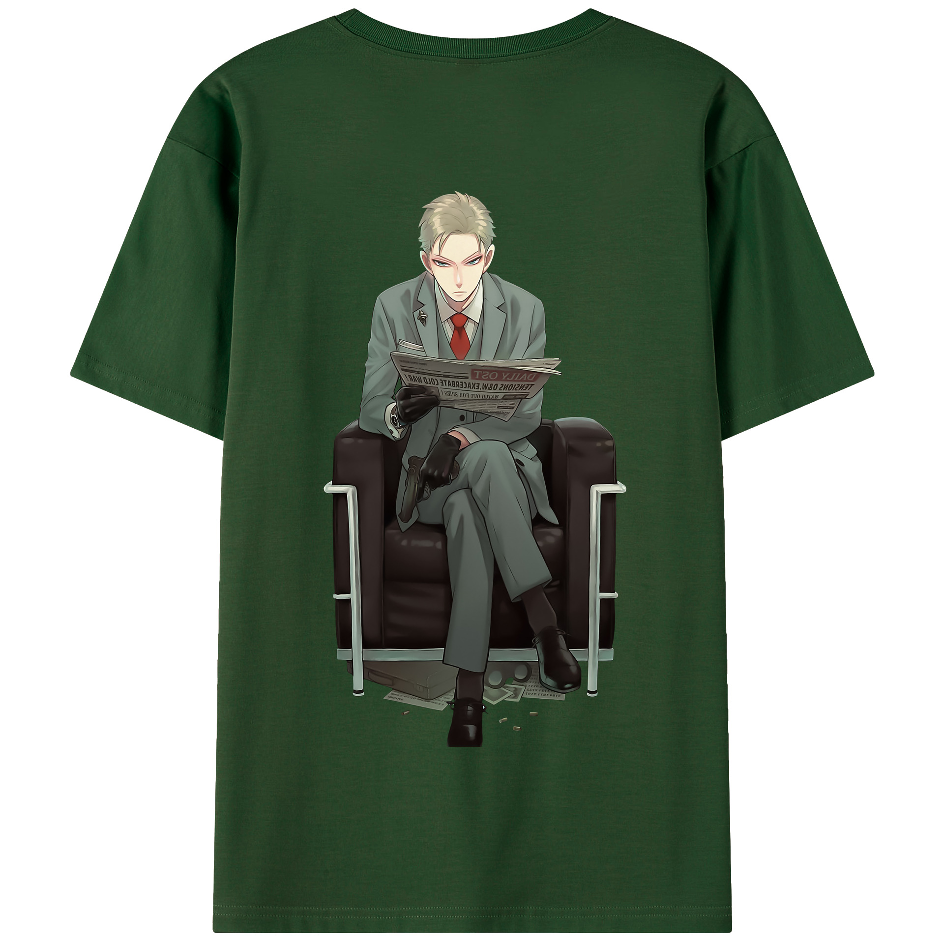 （画像用） SPY×FAMILY间谍家家酒 綿100％半袖Tシャツ（背面プリント）